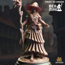 Alia of Ardris - Human Wizard | BeaMini Print to Order Miniatures