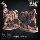Royal Horses | BeaMini Print to Order Miniatures