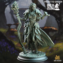 Feywalker Elf Druid - Synoria the Noble Hearted | BeaMini Print to Order Miniatures