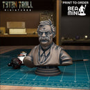 Curse Of Strahd - Arik Lorensky Bust | BeaMini Print to Order Miniatures