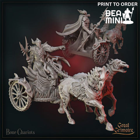 Bone Chariot | BeaMini Print to Order Miniatures