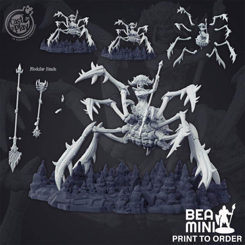 Oreth - Spider Demon | BeaMini Print to Order Miniatures