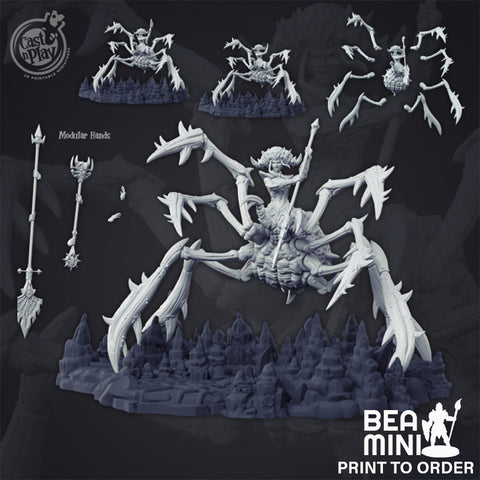 Oreth - Spider Demon | BeaMini Print to Order Miniatures