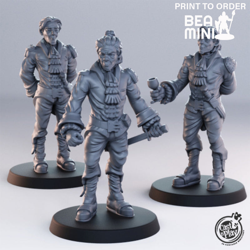 Male Nobles | BeaMini Print to Order Miniatures