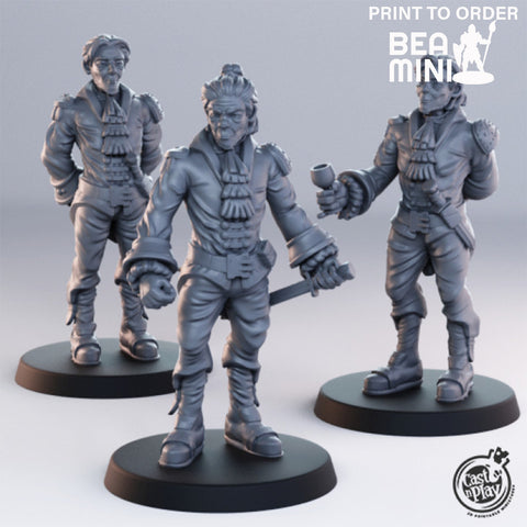 Male Nobles | BeaMini Print to Order Miniatures