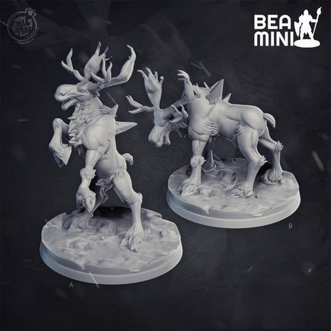 Moose | BeaMini Unpainted RPG Miniatures