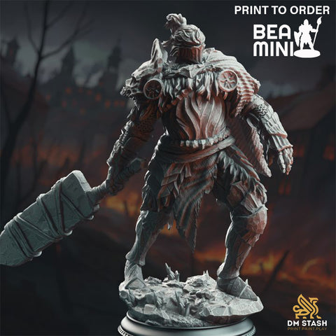 Goliath Knight - Buderim "Shakes-the-Ground" | BeaMini Print to Order Miniatures