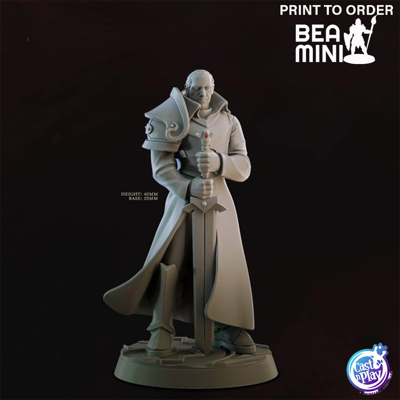 Militia General | BeaMini Print to Order Miniatures