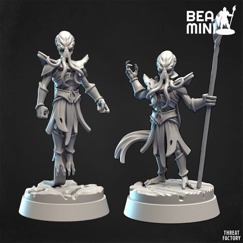 Mindflayers | BeaMini Unpainted RPG Miniatures