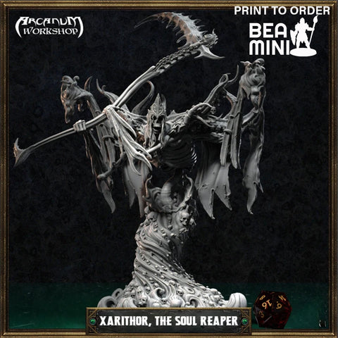 Xarithor the Soul Reaper | BeaMini Print to Order Miniatures
