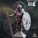 Soleria, Angel of Judgement Bust | BeaMini Print to Order Miniatures