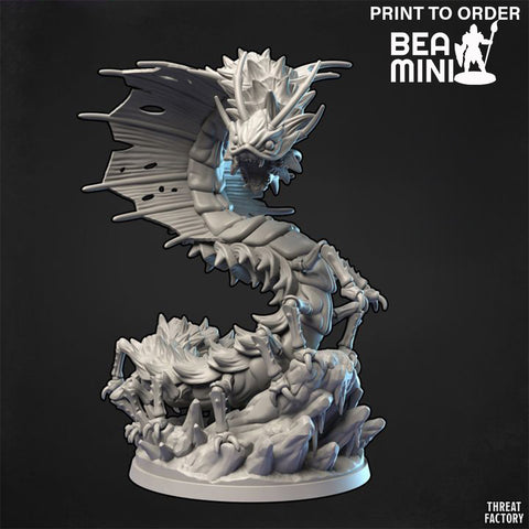 Remorhaz | BeaMini Print to Order Miniatures