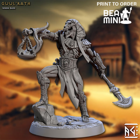 Guul'Rath The Mummy | BeaMini Print to Order Miniatures