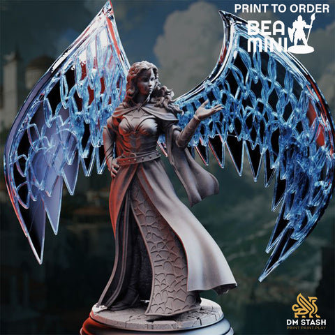 Prismatic Angel - Vitria | BeaMini Print to Order Miniatures