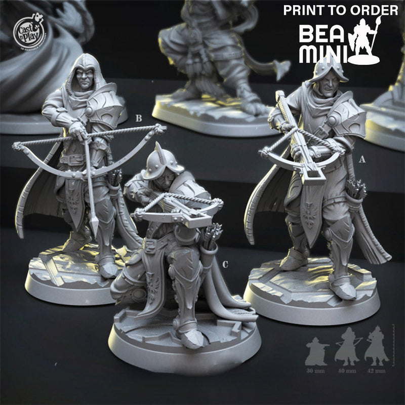 Royal Guards | BeaMini Print to Order Miniatures