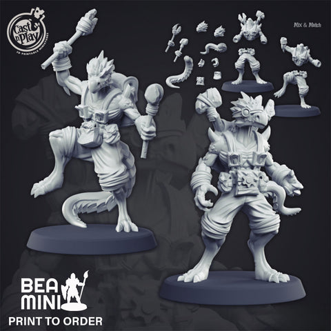 Naag The Inventor - Kobold Artificer | BeaMini Print to Order Miniatures