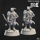 Dragonborn Ranger | BeaMini Print to Order Miniatures