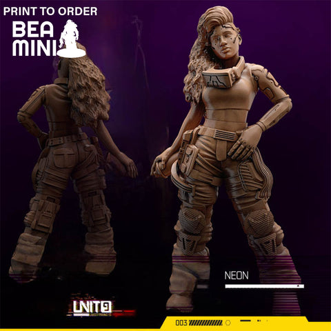 Neon | BeaMini Print to Order Miniatures