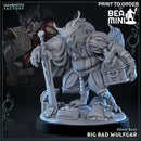 Big Bad Wulfgar | BeaMini Print to Order Miniatures