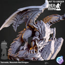 Tanvaala, Mountain Red Dragon | BeaMini Print to Order Miniatures