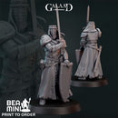 Human Paladin 05  | BeaMini Print to Order Miniatures