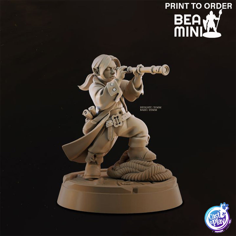 Pirate Navigator | BeaMini Print to Order Miniatures