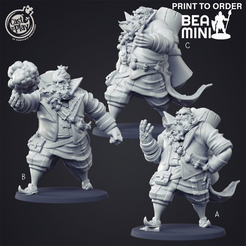 Human Artificer | BeaMini Print to Order Miniatures