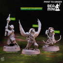 Birdfolk Champions | BeaMini Print to Order Miniatures