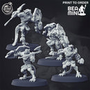 Dragonshield Kobolds | BeaMini Print to Order Miniatures