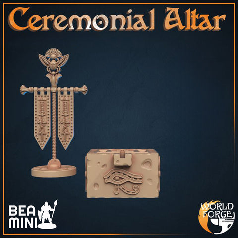 Ceremonial Altar | BeaMini Unpainted RPG Miniatures