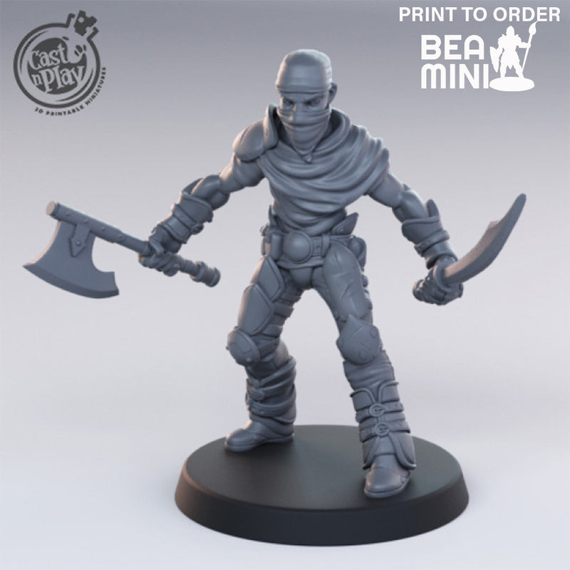 Bandit F | BeaMini Print to Order Miniatures