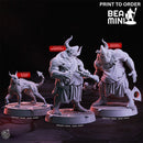 Skinned Slaughterers | BeaMini Print to Order Miniatures