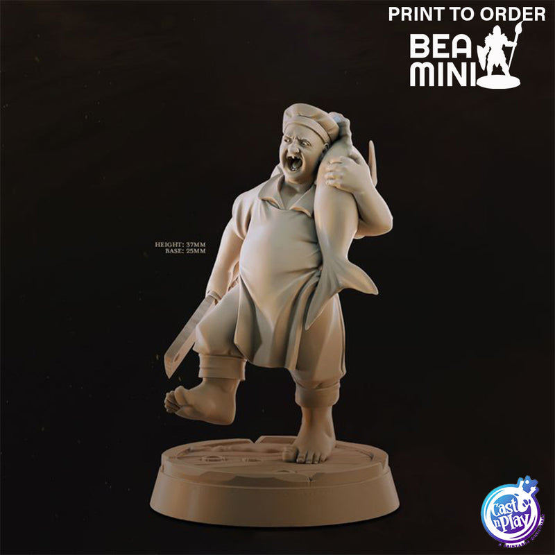 Cook | BeaMini Print to Order Miniatures