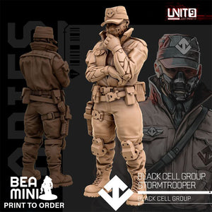 Black Cell Group Stormtrooper 1 | BeaMini Print to Order Miniatures