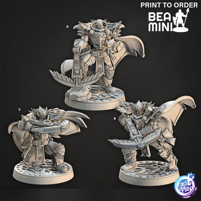 Daybreak Knights | BeaMini Print to Order Miniatures
