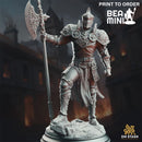 Knight of the Tower - Ser Claudius | BeaMini Print to Order Miniatures