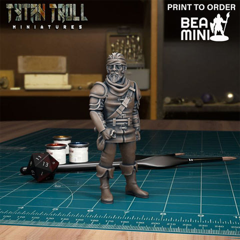 Curse of Strahd - Alexei | BeaMini Print to Order Miniatures