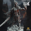 The Burning Knight - Ser Elias the Heartless | BeaMini Print to Order Miniatures