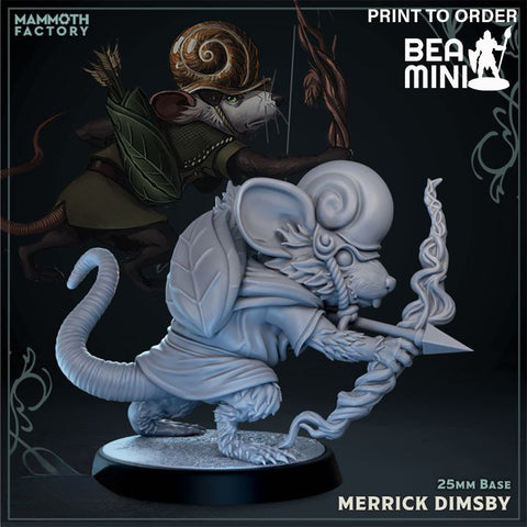 Merrick Dimsby | BeaMini Print to Order Miniatures