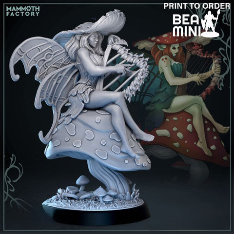 Fairy Bard | BeaMini Print to Order Miniatures