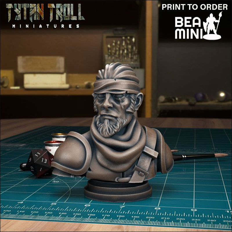 Curse Of Strahd - Alexei Bust | BeaMini Print to Order Miniatures