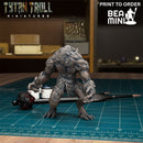 Werewolf 01 | BeaMini Print to Order Miniatures