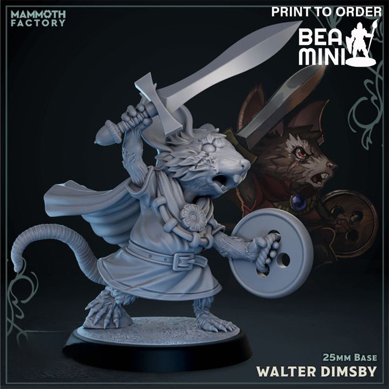 Walter Dimsby | BeaMini Print to Order Miniatures
