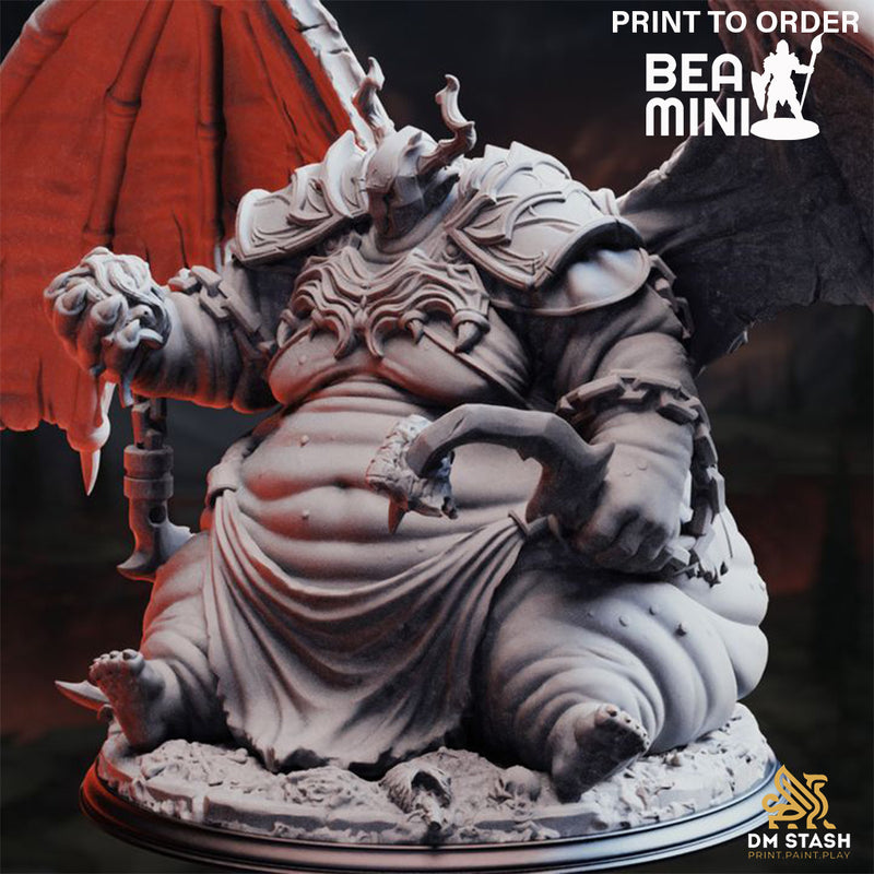 Gluttony Devil - Bodge the Ravenous | BeaMini Print to Order Miniatures