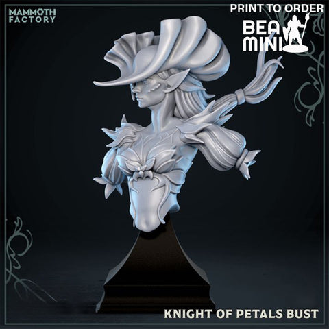 Knight of Petals Bust | BeaMini Print to Order Miniatures