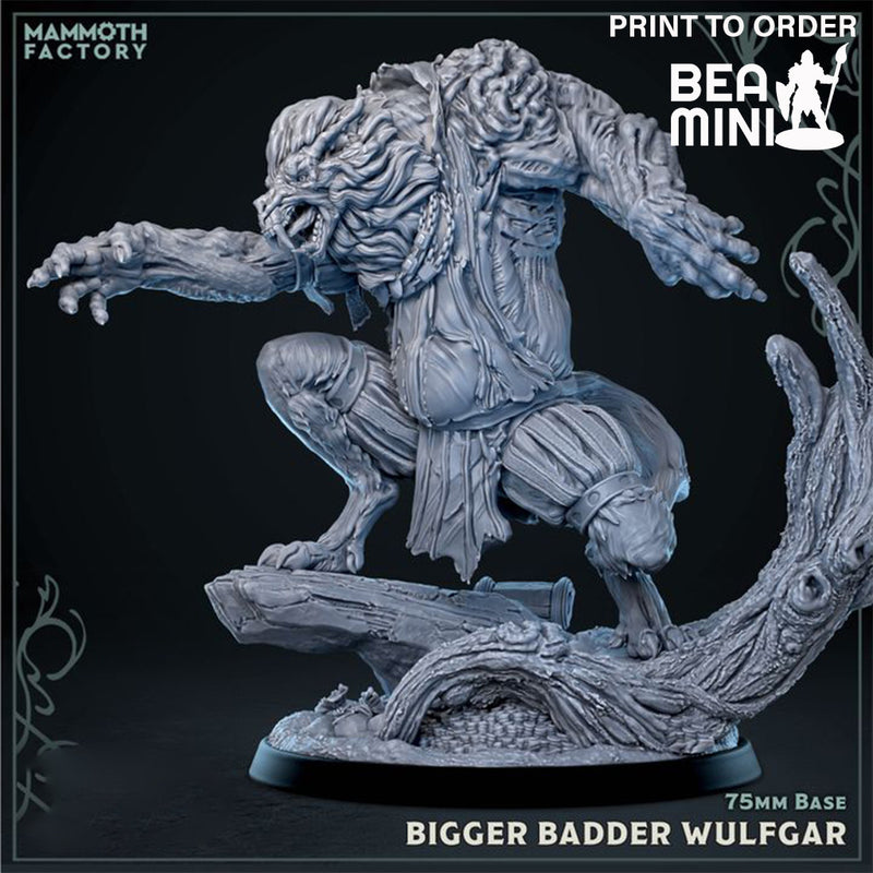 Bigger, Badder Wulfgar | BeaMini Print to Order Miniatures