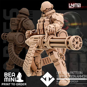 Black Cell Group Oblivion Trooper 2 | BeaMini Print to Order Miniatures