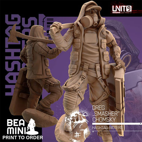 Greg 'Smasher' Chomsky | BeaMini Print to Order Miniatures