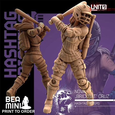Nova 'Brickbat' Cruz | BeaMini Print to Order Miniature