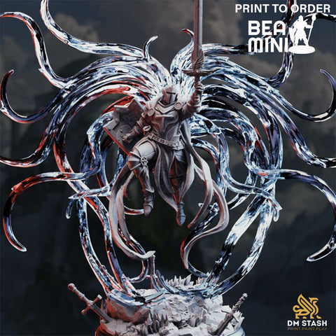 Ascendant Angel of Justice - Leopold the Ascended | BeaMini Print to Order Miniatures